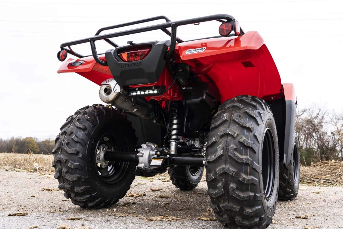 Rough Country 6" Rear Facing LED Light Bar Kit for Honda Foreman 500-18W, 1,440 Lumens, Waterproof Flood Beam, Slimline UTV Off-Road Lighting