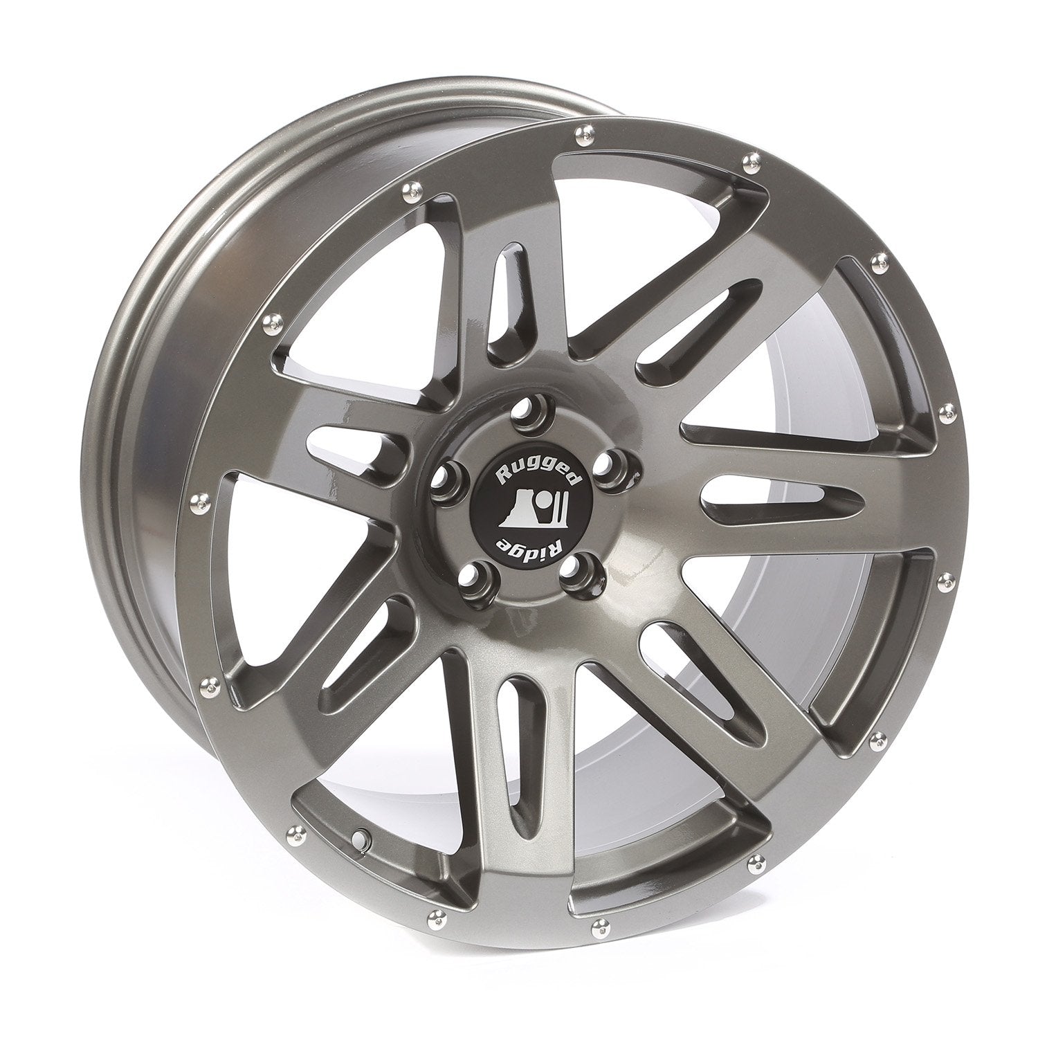 XHD Wheel, Rugged Ridge | 20x9, Gun Metal | 15306.02 | Fits 2007-2024 Jeep Wrangler JK/JL; 2020-2024 Jeep Gladiator JT