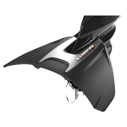 Starfire HYDROFOILS - STINGRAY Hydrofoils for 40-300 hp Boats (Black) - No-Drill Engine Stabilizer Fins for Outboard/Outdrive Motors - Made in The USA