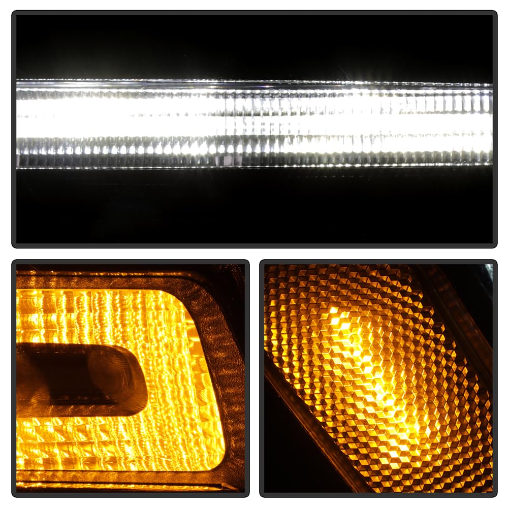 Jeep Grand Cherokee Spyder (POE) 17-21 (Fit HID Model) w/Auto Leveling LED DRL Headlight (Low D3S High D3S) - OE Chrome Right
