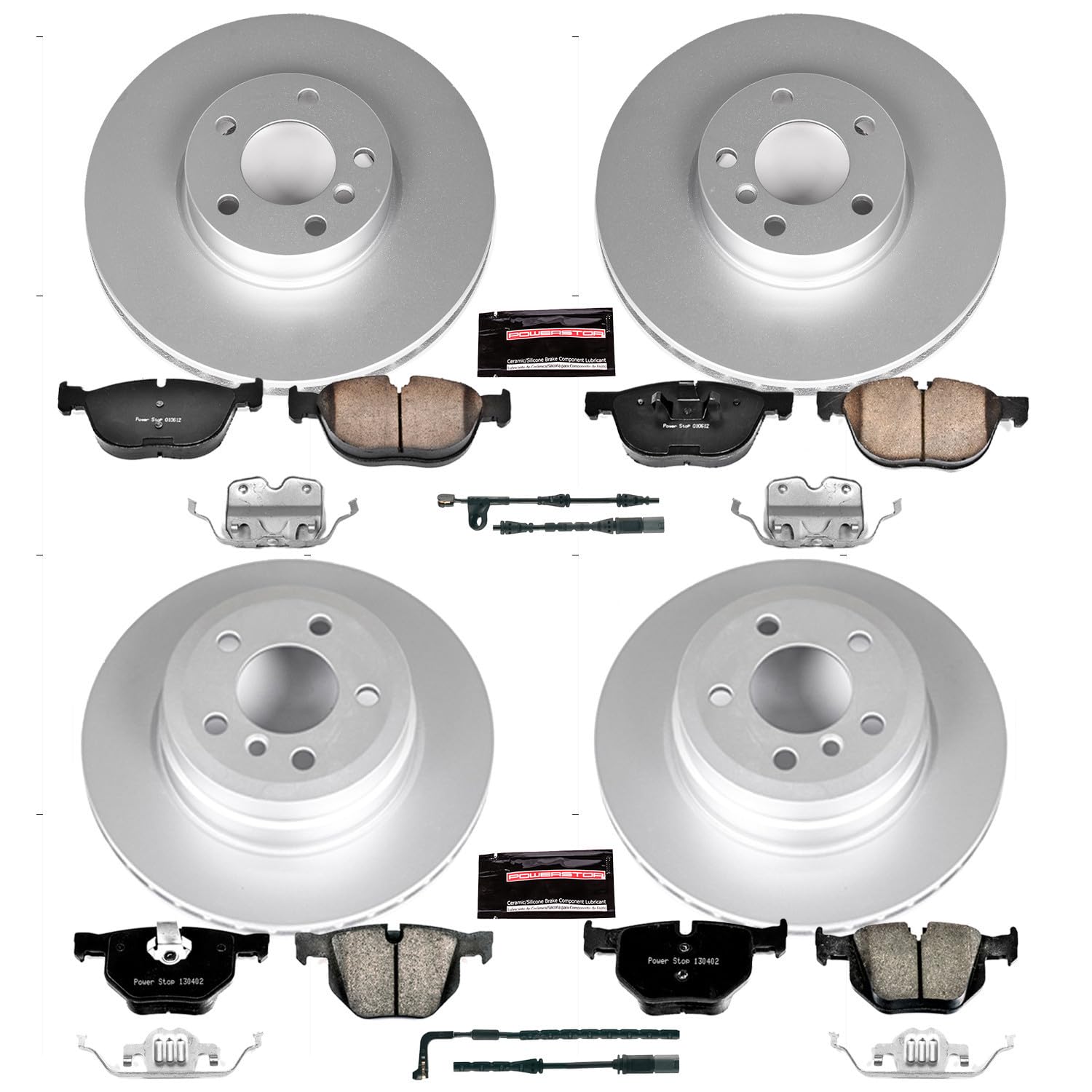 Power Stop Z23 Evolution Geomet® Coated Front and Rear Brake Kit