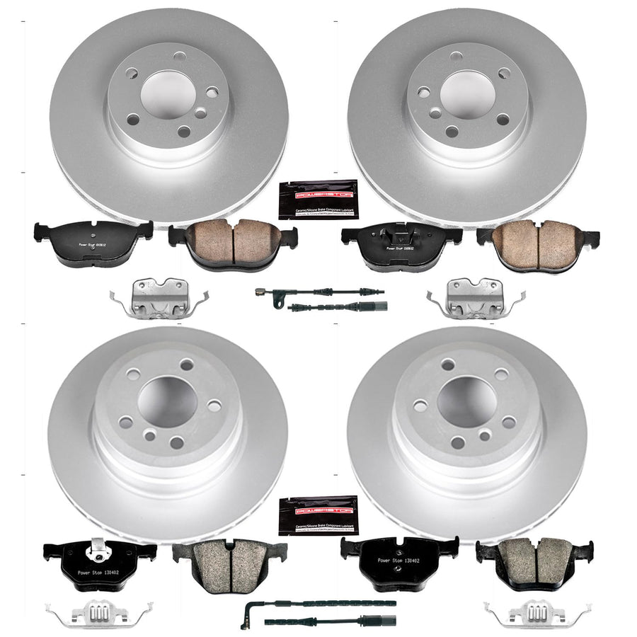 Power Stop Z23 Evolution Geomet® Coated Front and Rear Brake Kit