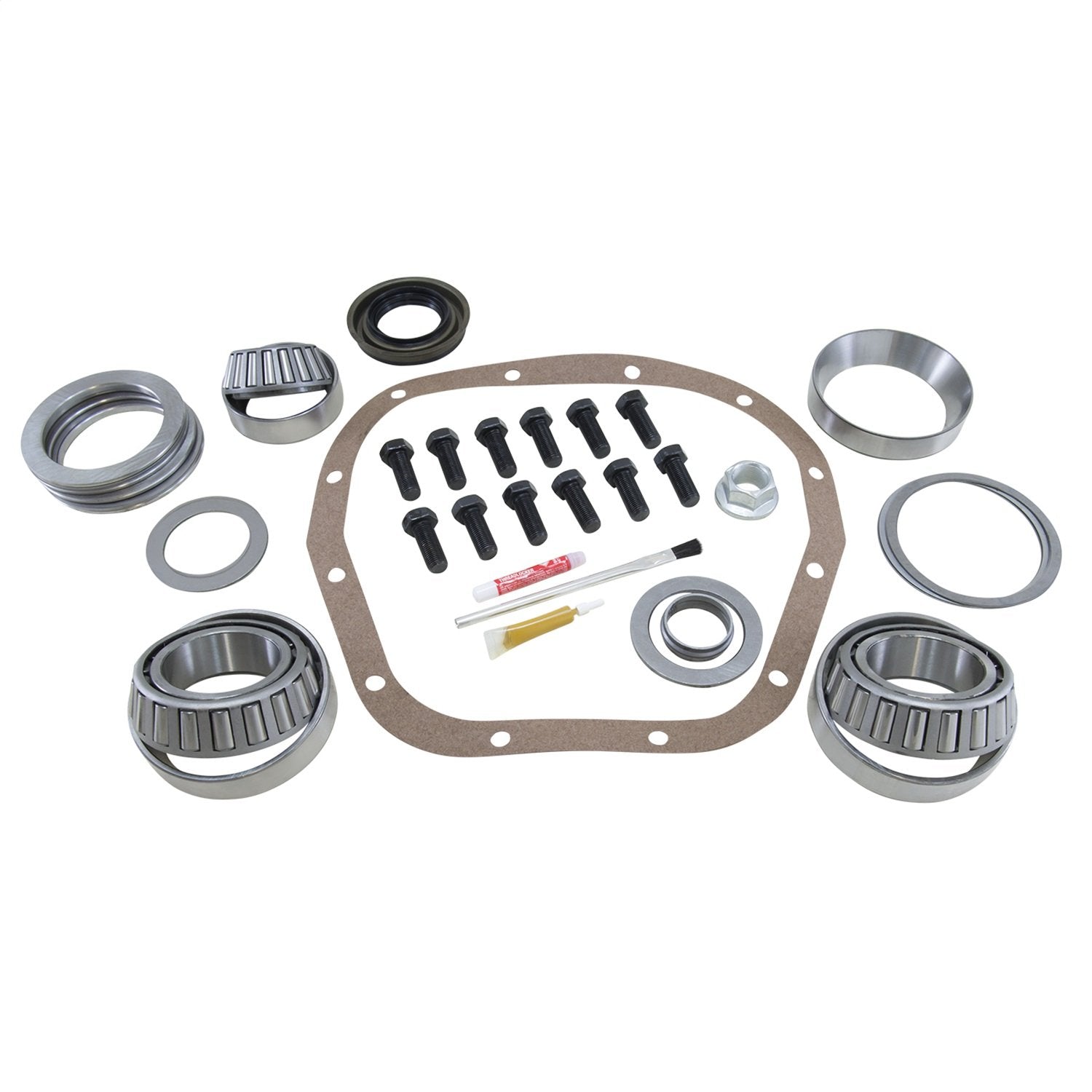 Differential Master Overhaul Rebuild Kit USA Standard Gear for 2008-2010 Ford 10.5" housing with aftermarket 10.25" Ring and Pinion Set