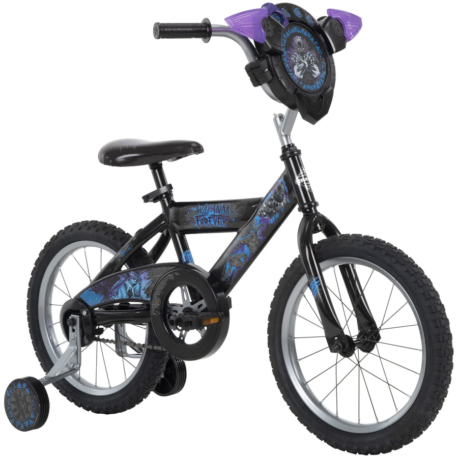 Marvel and Disney Huffy Bikes for Boys, 12"/16" Ideas for Ages 3-6 Years Old, Removeable Training Wheels Included, Multiple Color Options Available, Adjustable Seat