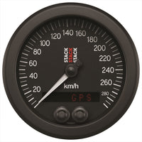 GPS Stack ST3804 Speedometer, 88Mm, Blk, 0-290 Km/H