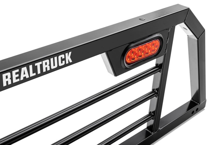 BACKRACK RealTruck SRL Rack with Lights Included, Black | SRL600 | Fits 2015-2025 Ford F-150; 2004-2014 Ford F-150; 2022-2025 Toyota Tundra & Others