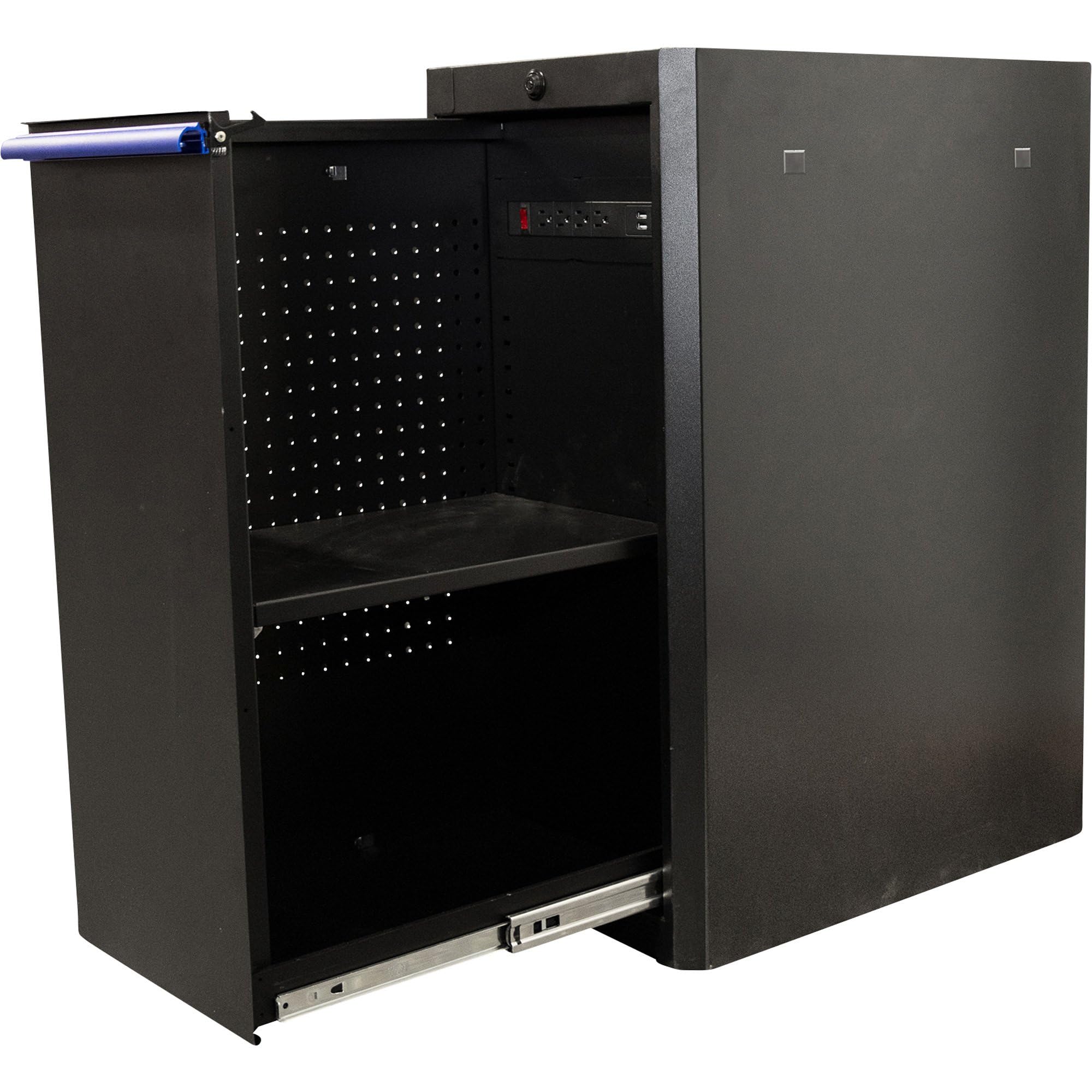 1-Drawer Lockable Tool Organization and Storage Montezuma Side Locker, 16" x 24"