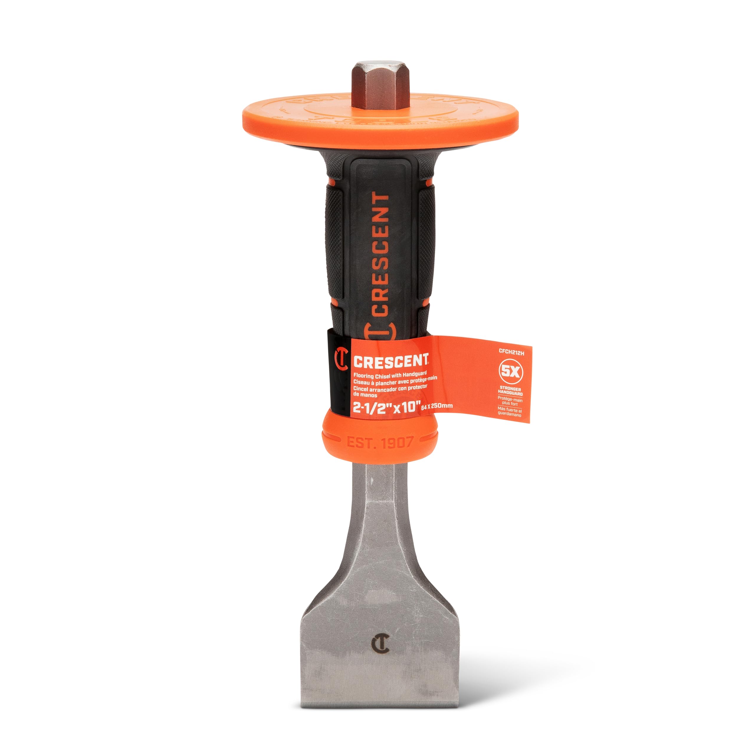 Crescent Flooring Chisel 2-1/2" x 10" with Handguard - CFCH212H