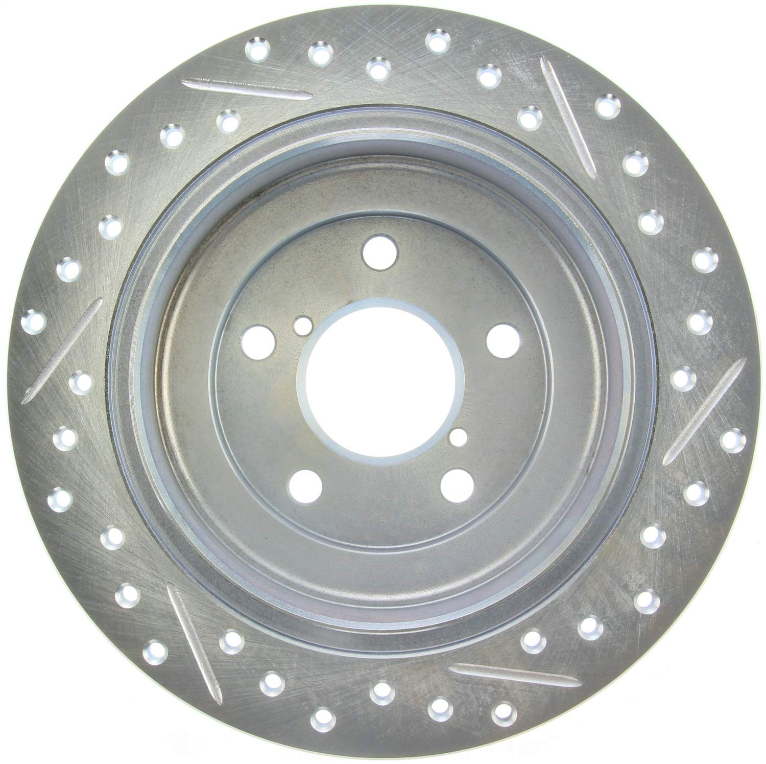 StopTech 227.47011R Brake Rotor Select Sport Drilled and Slotted; Rear Right