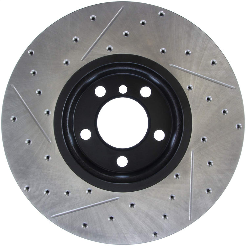 Sport Drilled/Slotted Brake Rotor StopTech 127.34140L (Front Left), 1 Pack