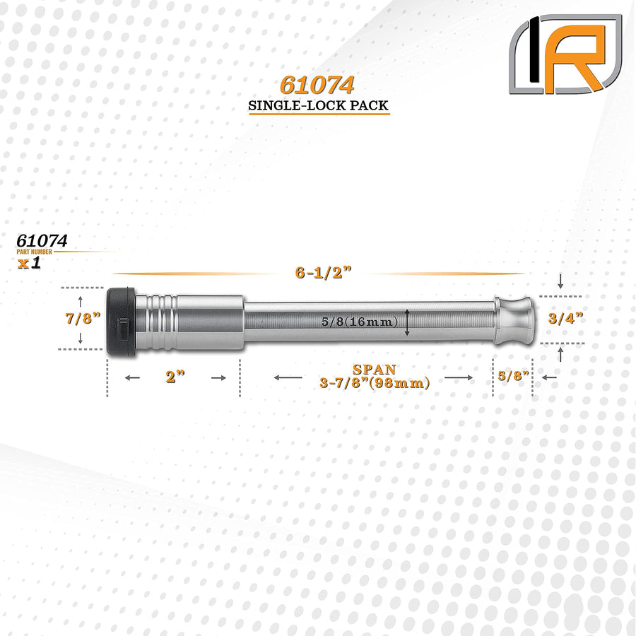 Hitch Lock for InfiniteRule Security 61074 | Bulletproof 2", 2.5", and 3" Drop Hitches - Fits Adjustable Ball Mount Only - Does NOT FIT Vehicle Receiver