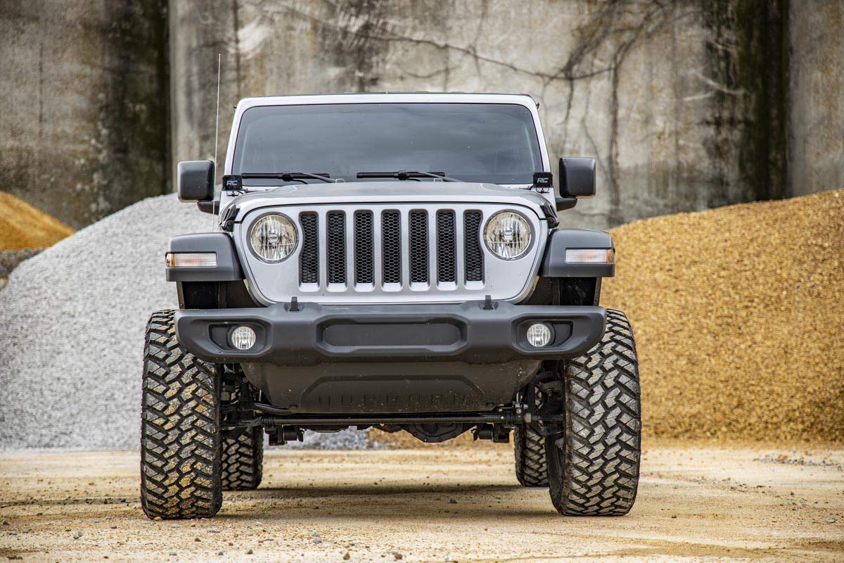 Rough Country 1.25" Body Lift Kit for JL Jeep Wrangler & Unlimited 4-Door (2018-2025) - Includes FRN Lift Pucks