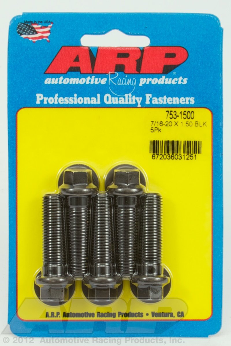 Hex ARP (753-1500) Oxide Bolt, Black