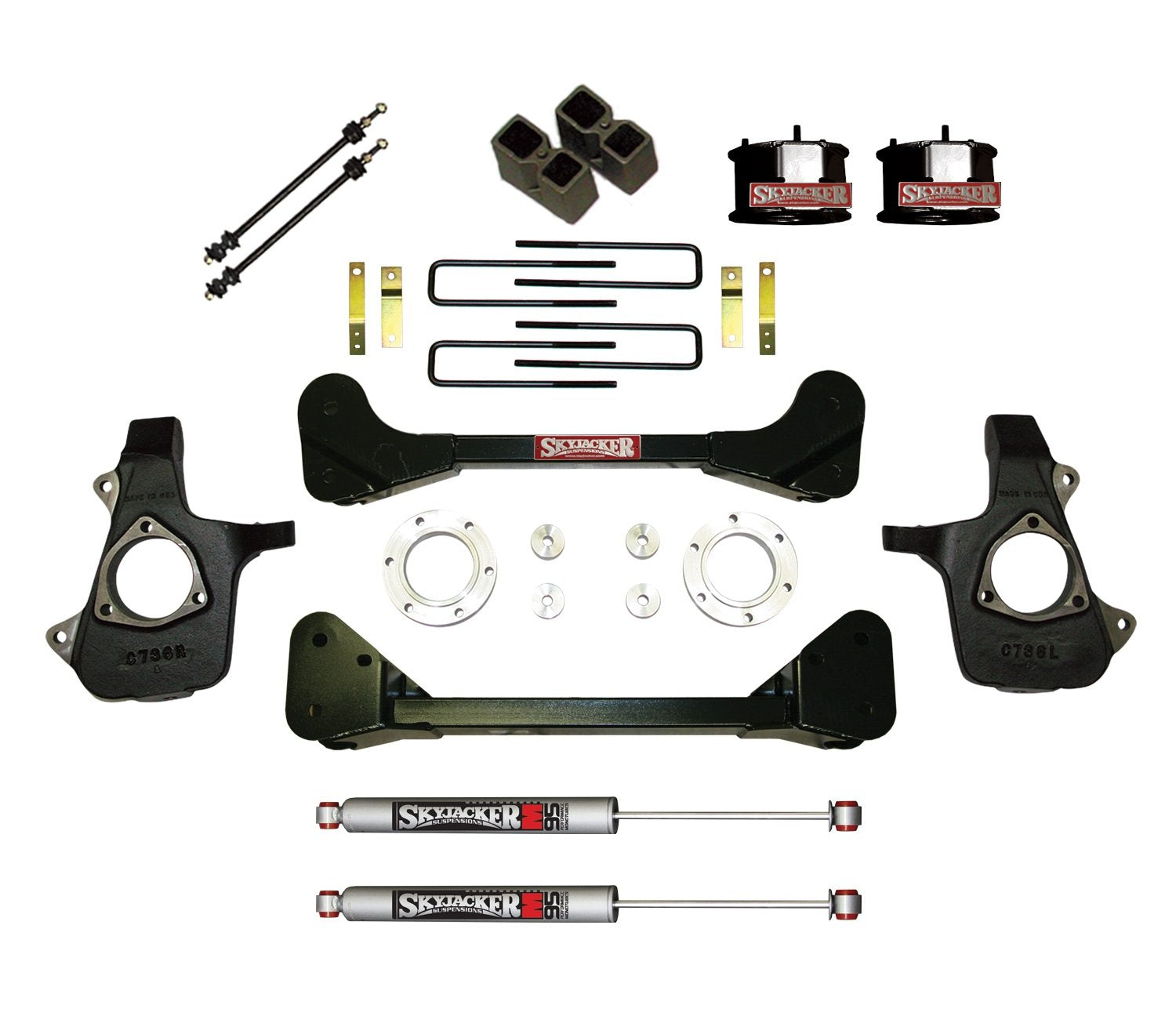 Suspension Lift Kit Skyjacker C7360PK-M w/Shock