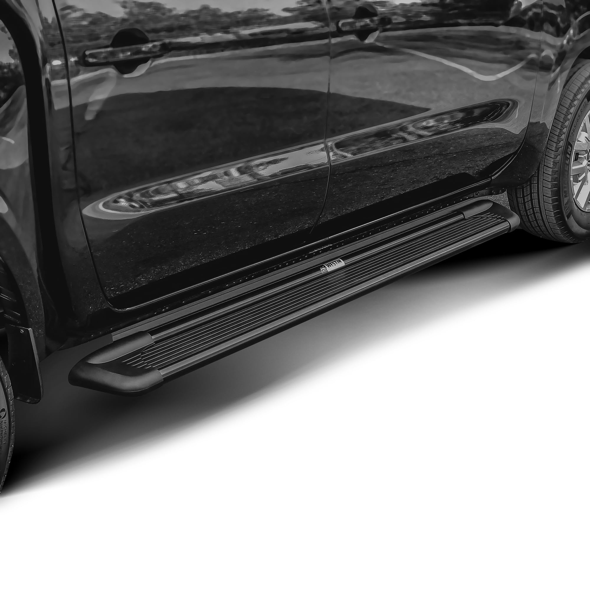 27-6135 Westin Sure-Grip Running Boards Aluminum Black Pair 79 in. (Required Mounting Kit Sold Separately)