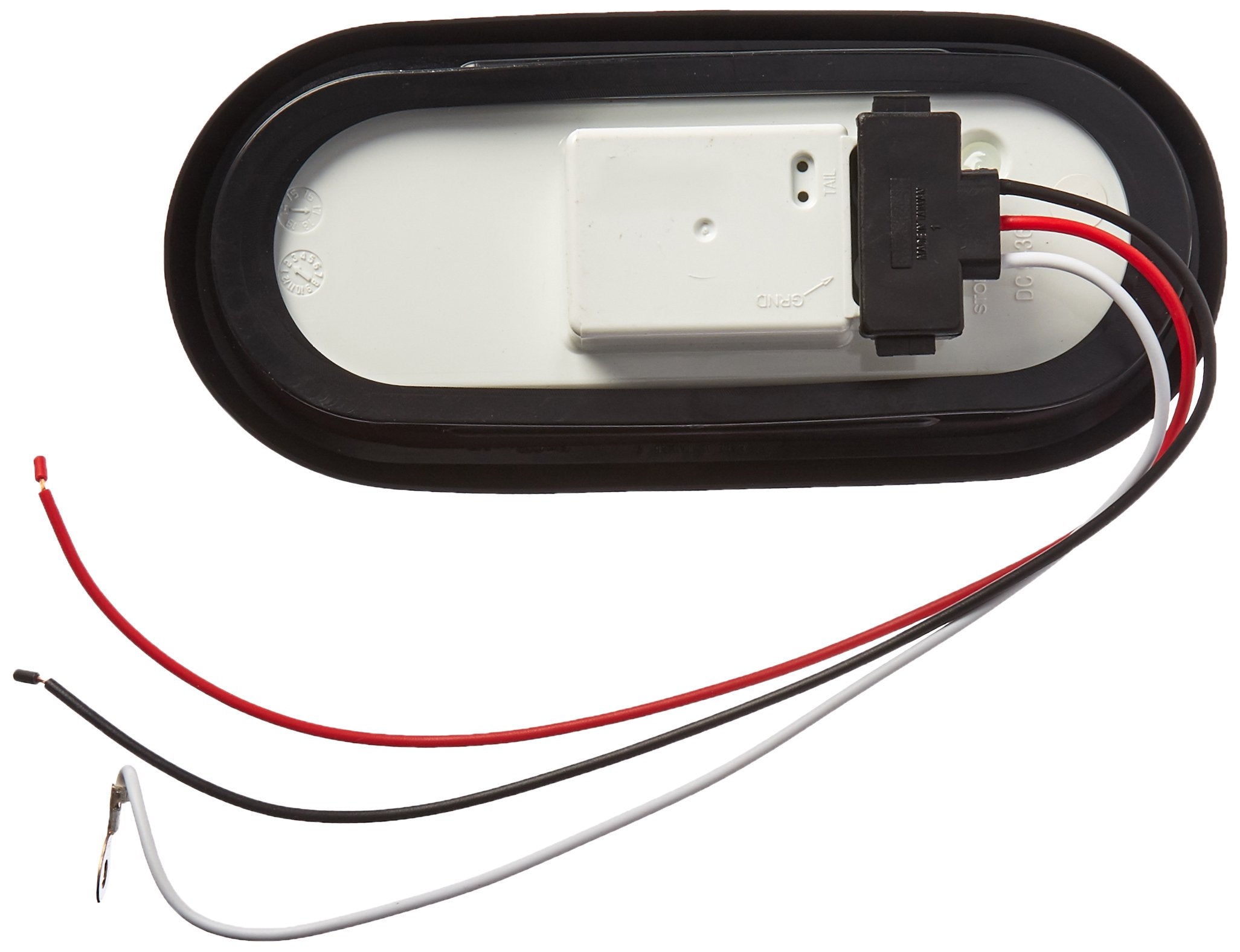Buyers Products 6" Oval Recessed Strobe Light SL65CO, Clear, 24 LEDS, Warning Light For Trucks and Trailers, Emergency Lights for Vehicles