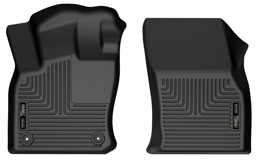 Weatherbeater Husky Liners Floor Mats | Fits 2022-2026 Volkswagen Taos | Front Row, 1-pc Black - 15781