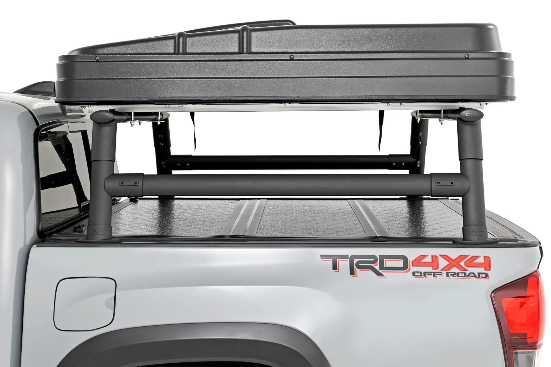 Rough Country Roof Top Hard Shell Tent with Ladder - Rack Mount, Sleeps 2-3