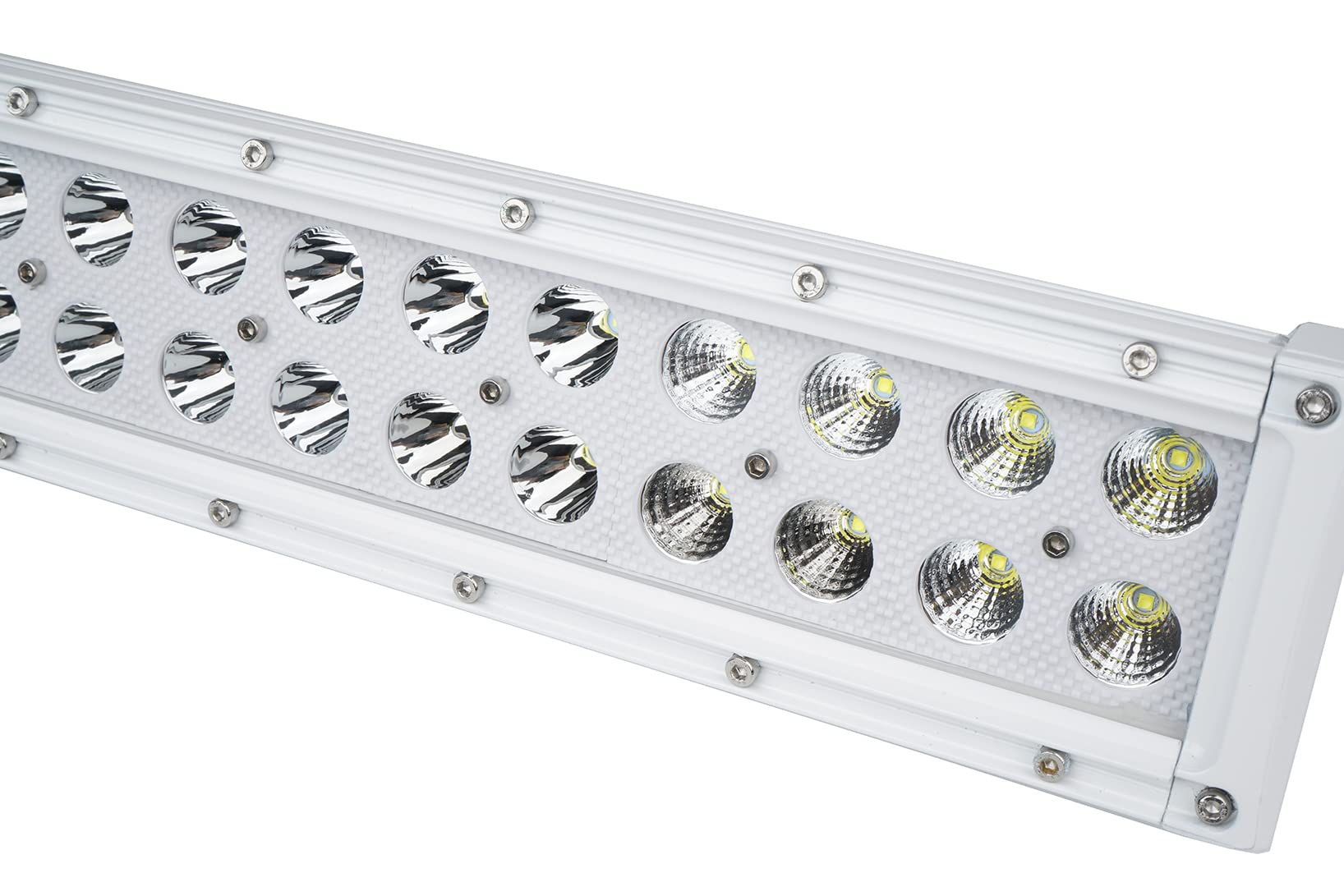 Race Sport Lighting 20inch MS120WWDS Marine Grade Dual Row Straight Light Bar with 120-Watt 40 x 3W High Intensity CREE LEDs