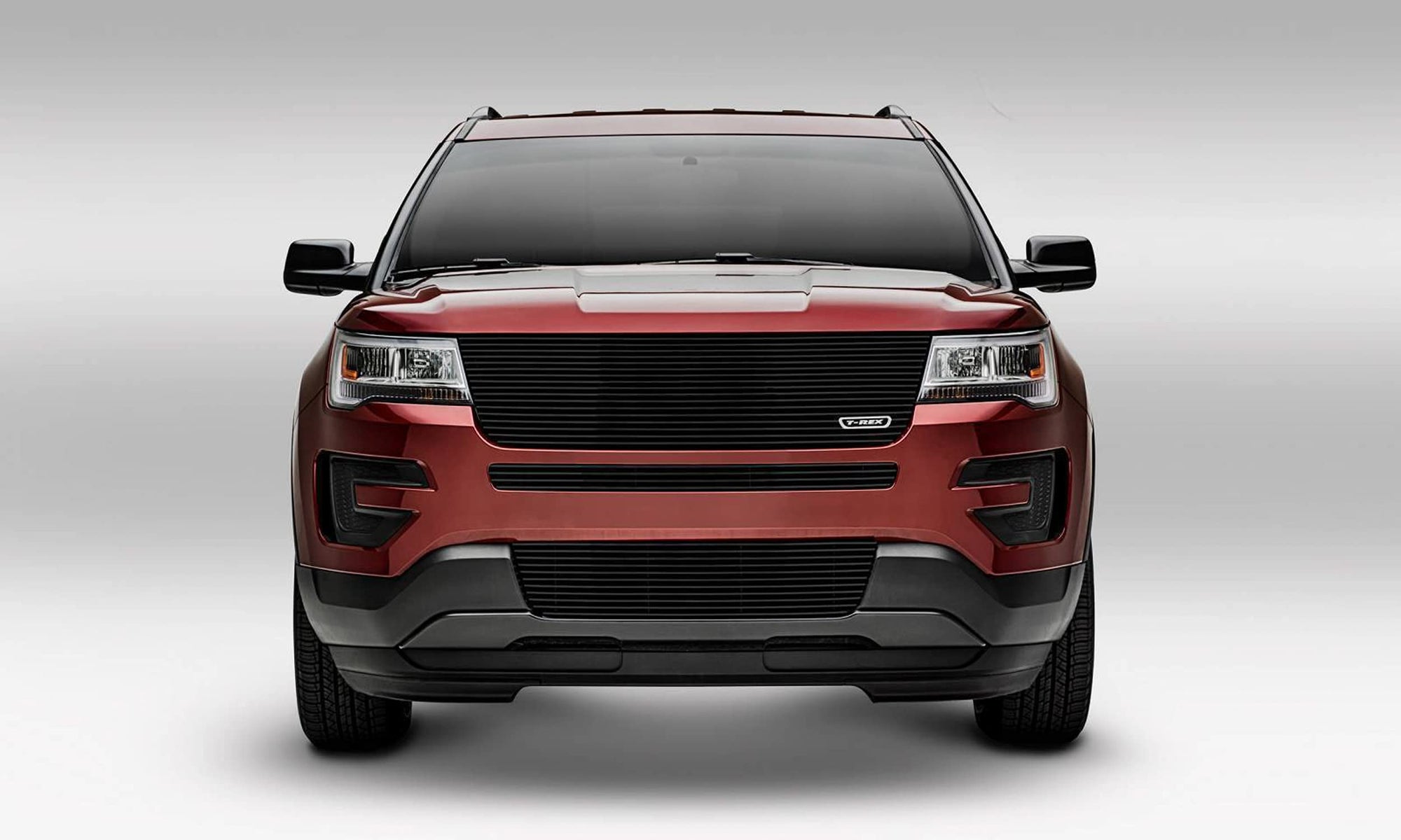2016-2017 Explorer T-Rex Grilles Laser Billet Grille, Black, 1 Pc, Replacement, without Logo Recess - PN #6216651