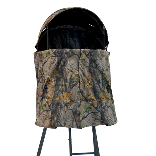 Big Game Cover-All Blind Whitetail Deer Elk Above Mule Hunting Outdoors Camo Pattern Kit for Apex Treestand