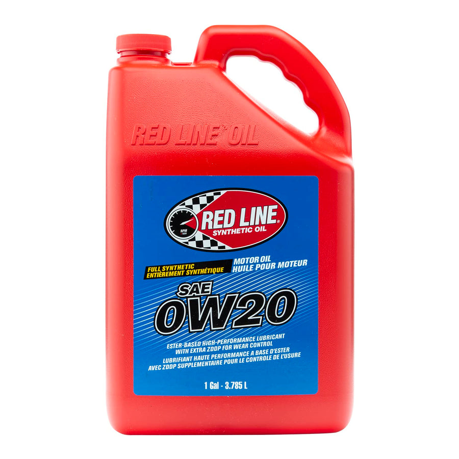 SAE 0W20 Fully Synthetic Motor Oil Red Line - 1 Gallon