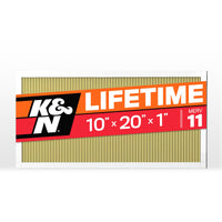 K&N HVAC Furnace Air Filter 10x20x1, Lasts a Lifetime, Washable, Merv 11, the Last Filter You Will Ever Buy, Breathe Safely at Home or in the Office, HVC-11020