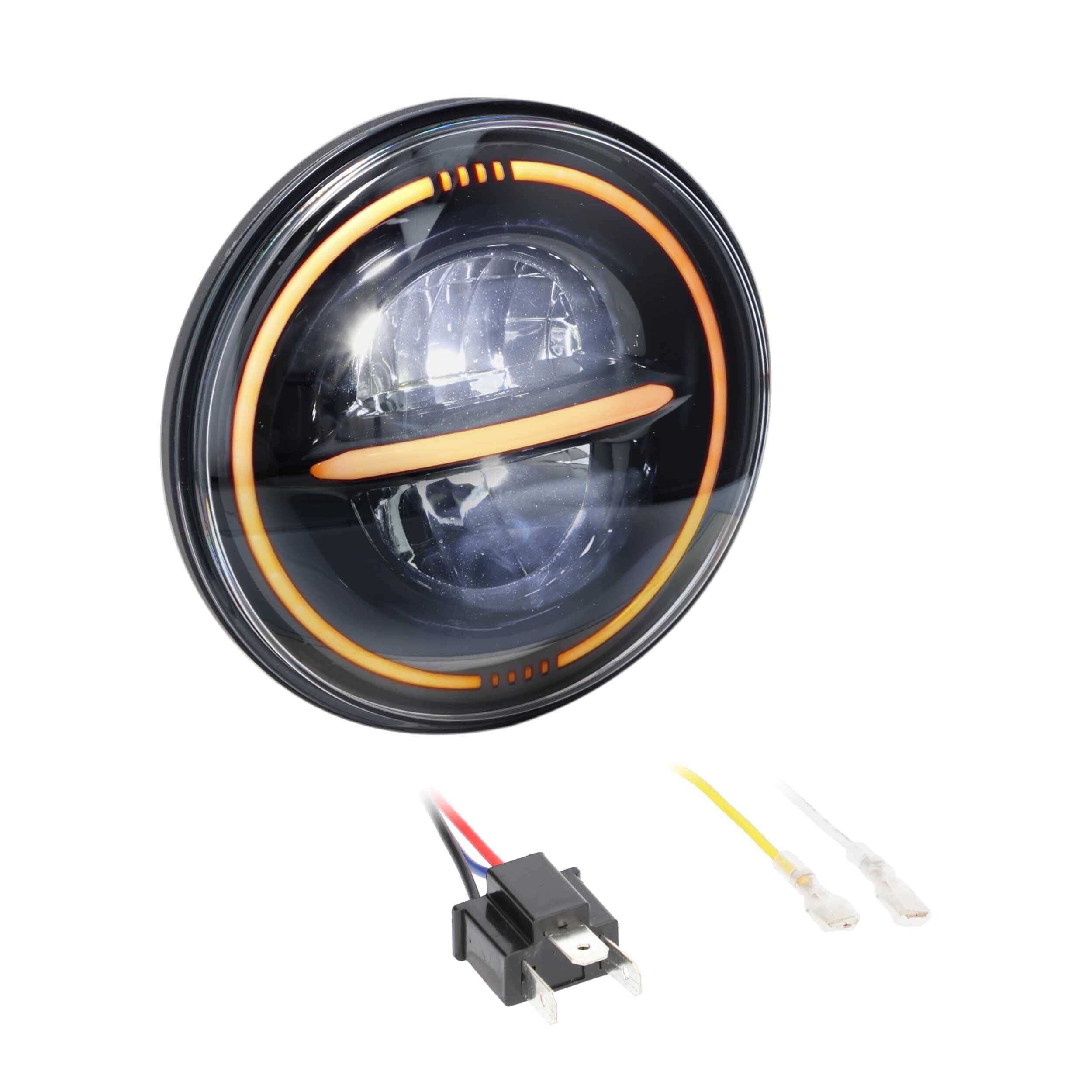 7" Reflector Headlight with Full Halo - Metra (BC-709B)