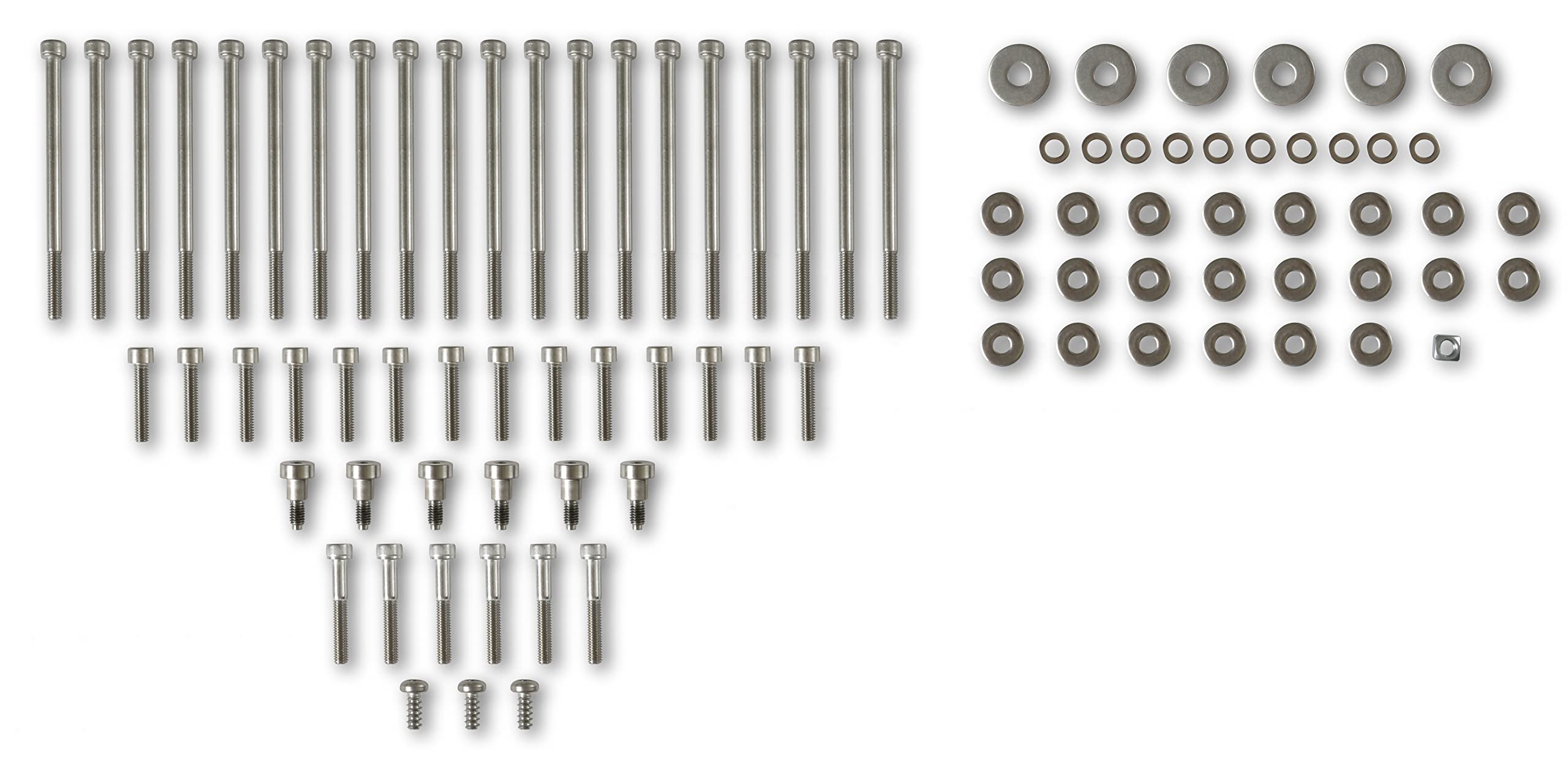 LS Airforce Intake Fastener Kit MSD 2712 for PN 2701 and PN 2702