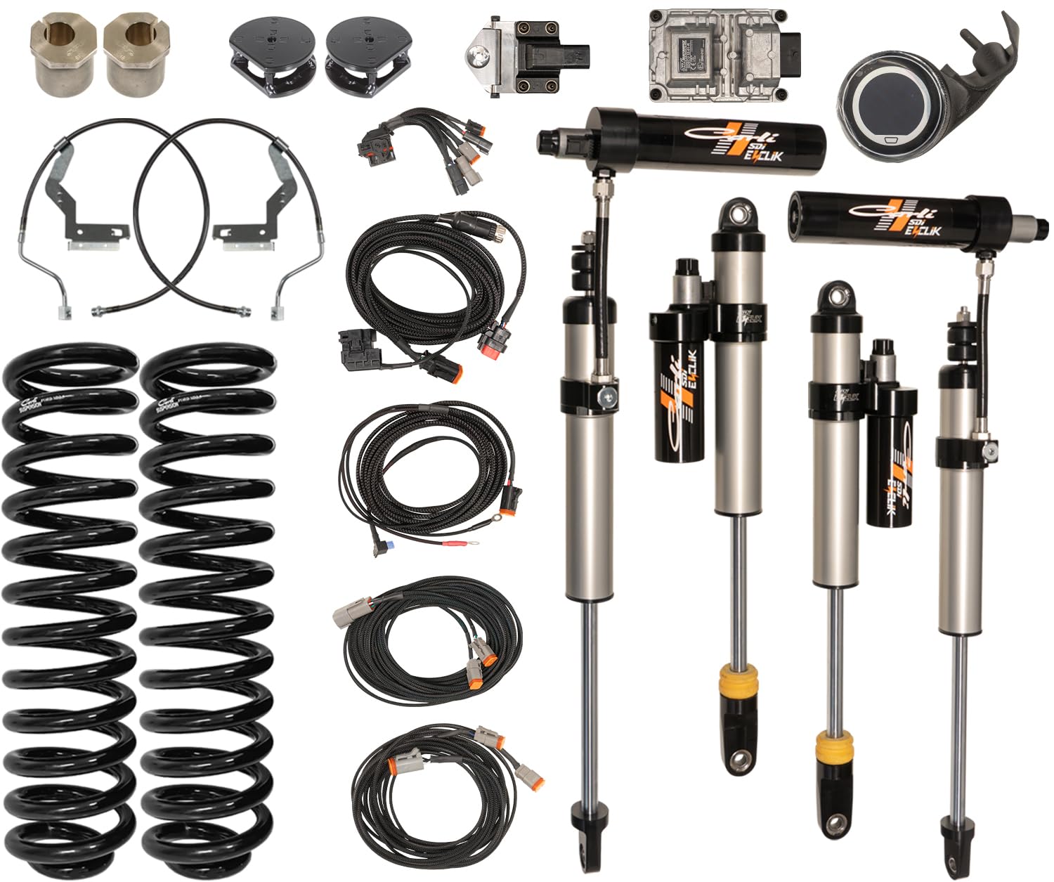 2.5 Replacement Front Shock Set Carli E-Venture, 2.5” Lift, 2017-23 Ford F250/F350, Diesel