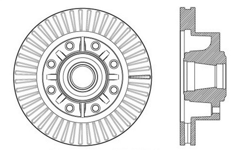 Sport Drilled/Slotted Brake Rotor StopTech 127.65116R (Front Right), 1 Pack