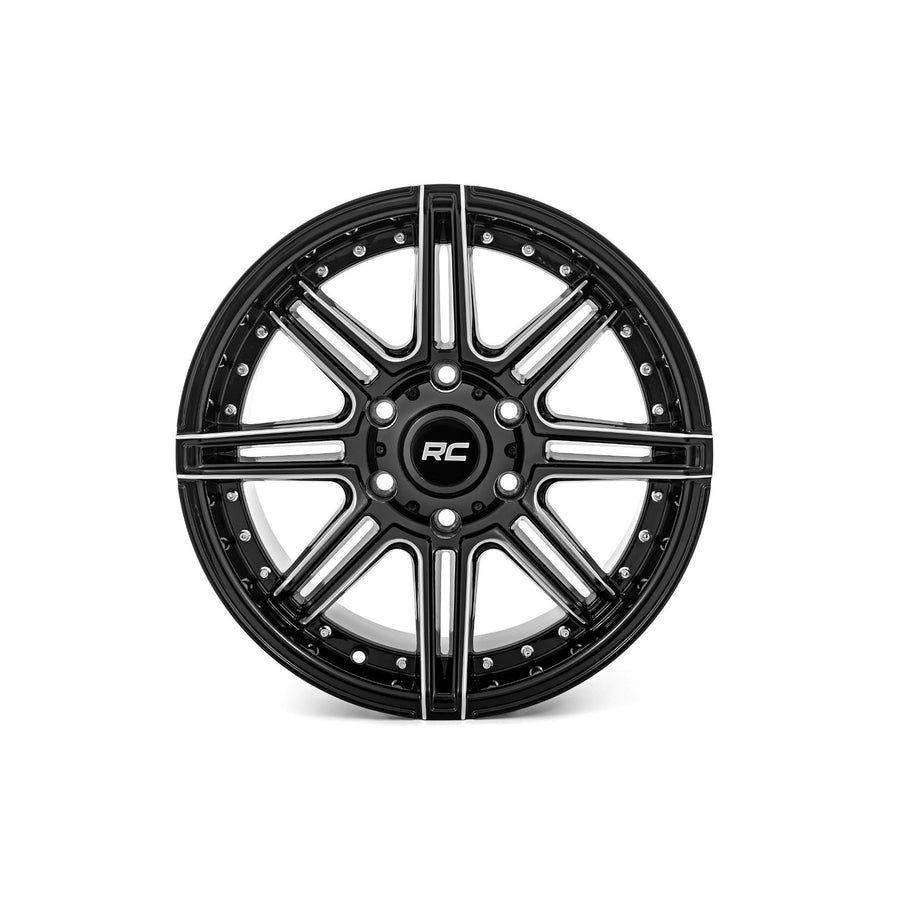 88 Series Rough Country Wheel | One-Piece | Gloss Black | 17x9 | 6x5.5 | +0mm