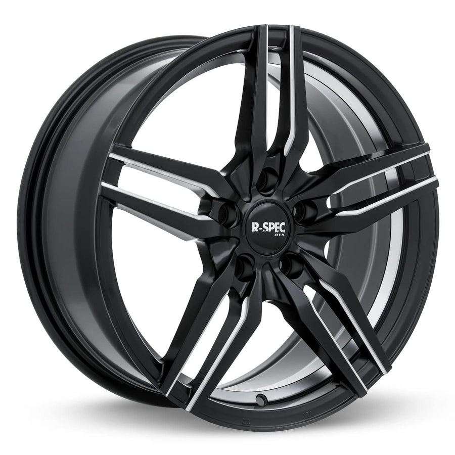 Custom RTX ZENITH Wheel - 17x7.5, 40 Offset, 5x114.3 Bolt Pattern, 73.1mm Hub - Satin Black with Milled Accents Rim