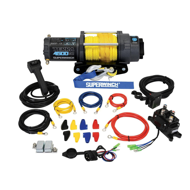 Winch 4500 lbs Roller Fairlead 50ft Synthetic