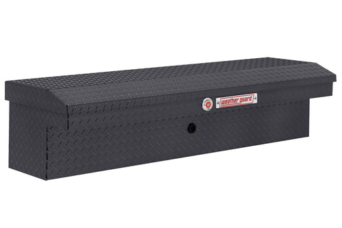Weather Guard 56in Model 178-6-04 Low Profile Lo-Side Box, Aluminum, Gunmetal Gray, 4.0 cu ft