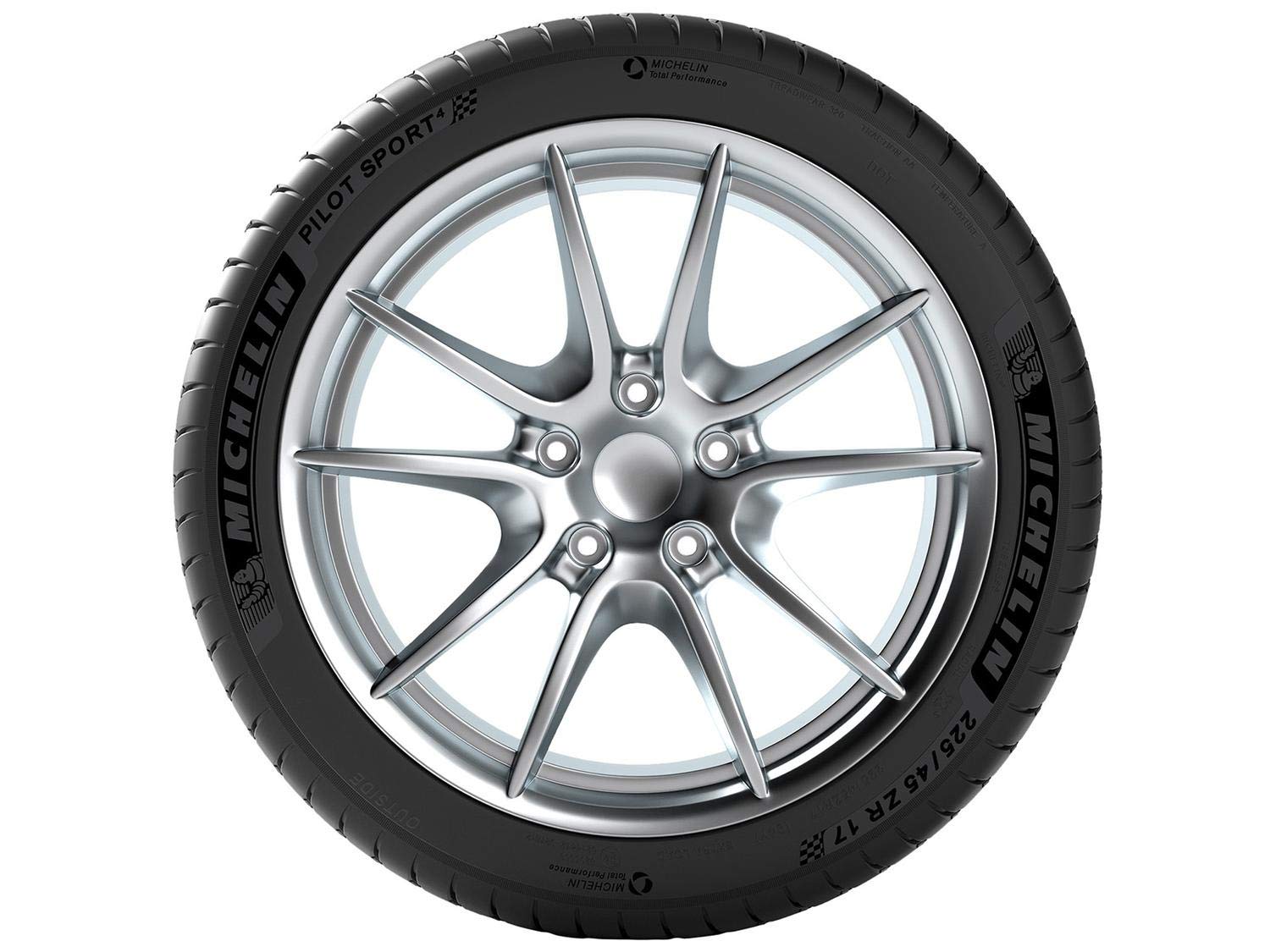 MICHELIN Pilot 4 Sport all_ Season Radial Tire-255/040R19 100W