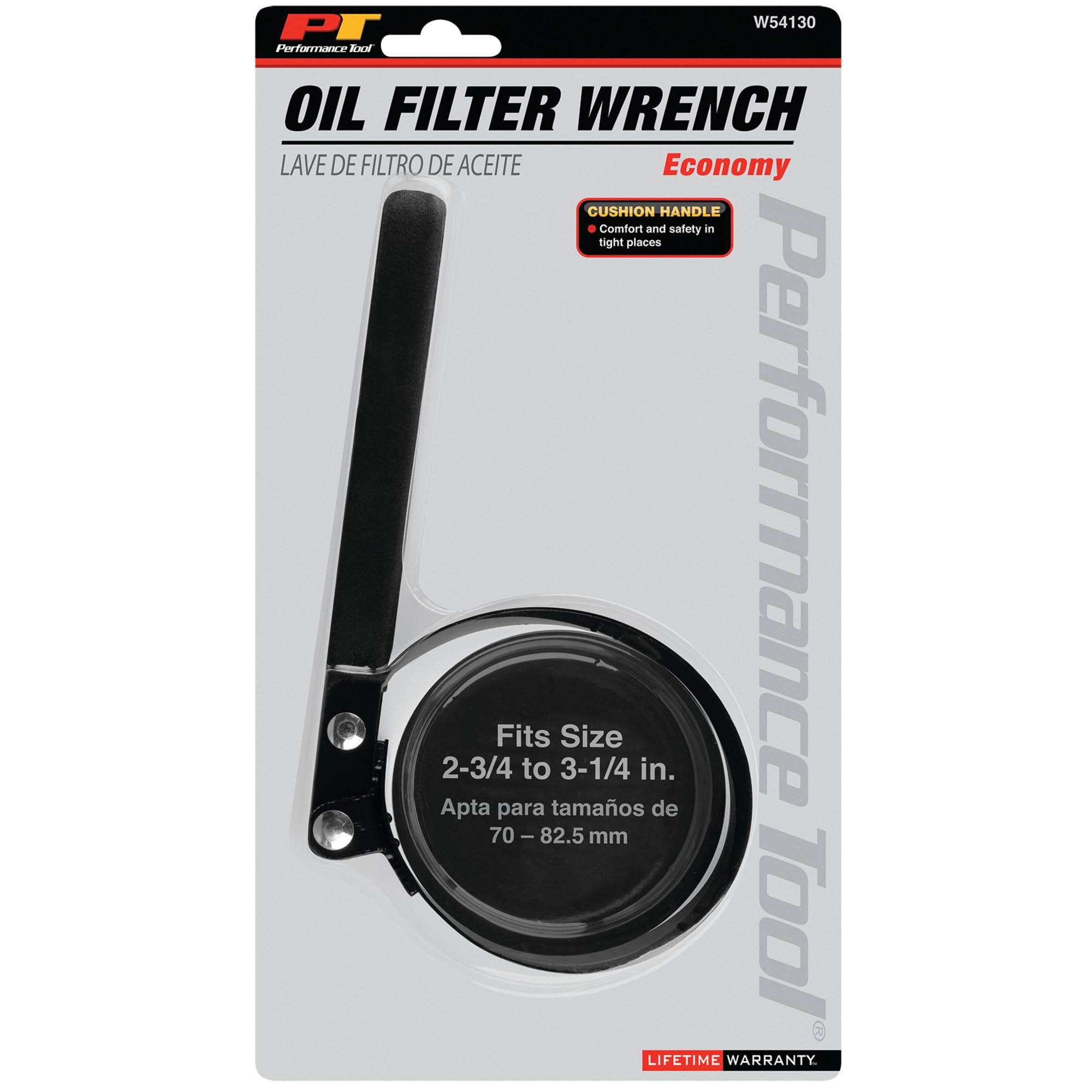 Small Performance Tool Economy Oil Filter Wrench - W54130