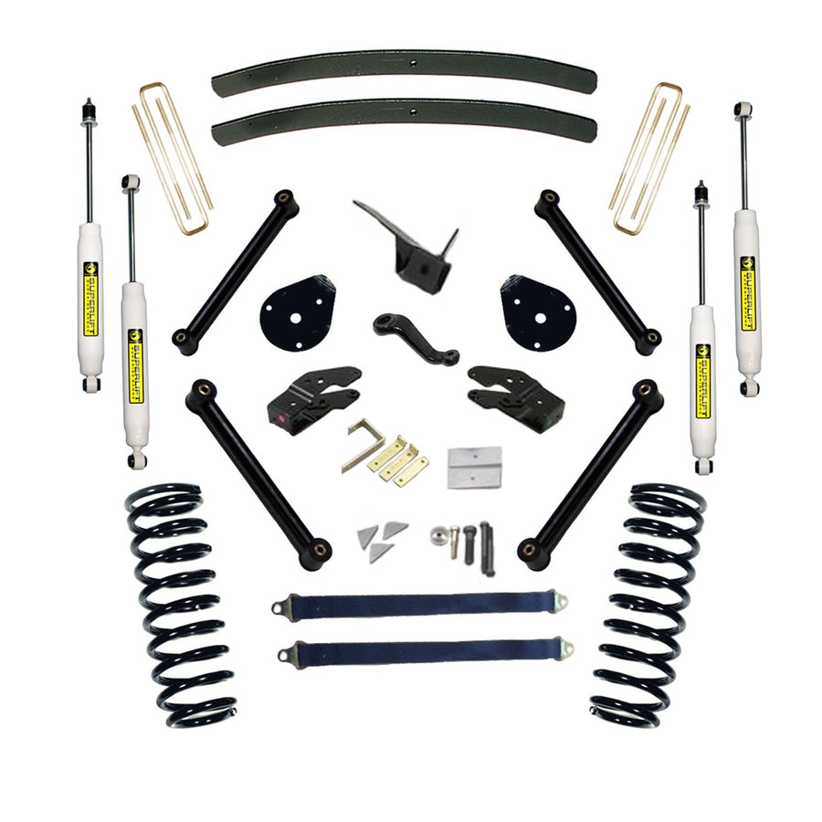 SUPERLIFT SUSPENSION RealTruck 5" Lift Kit for RAM 2500/3500 | Complete Lift Kit with Front & Rear Shadow Series Shocks and Radius Arms | K336 | Fits 2000-2002 Dodge RAM 2500 / 3500 Diesel Engine