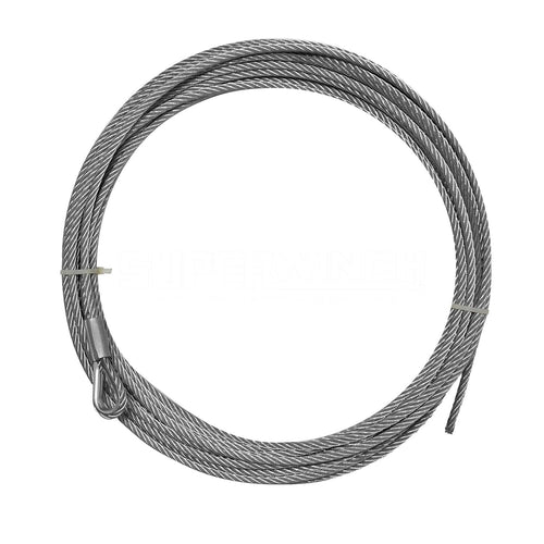 Steel Wire Winch Rope Superwinch 90-24575 5/16" x 92' fits Tiger Shark 9500 Talon 9.5 Talon 9.5i Talon 12.5 Winches