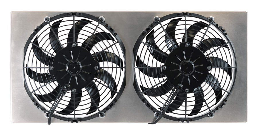 High Output Derale Dual Radiator Fan 16812