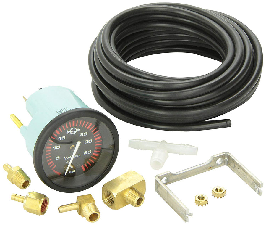 Amega Outboard Water Pressure Kit Sierra International 68357P - 2", 40 PSI, Black, Large