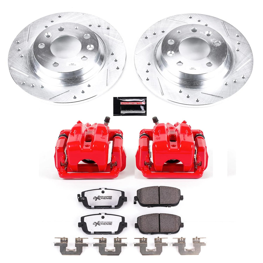 Power Stop Rear KC2451-26 Z26 Street Warrior Brake Kit Mazda For Mazda MX-5 Miata 2006-2015 [Model Specific]
