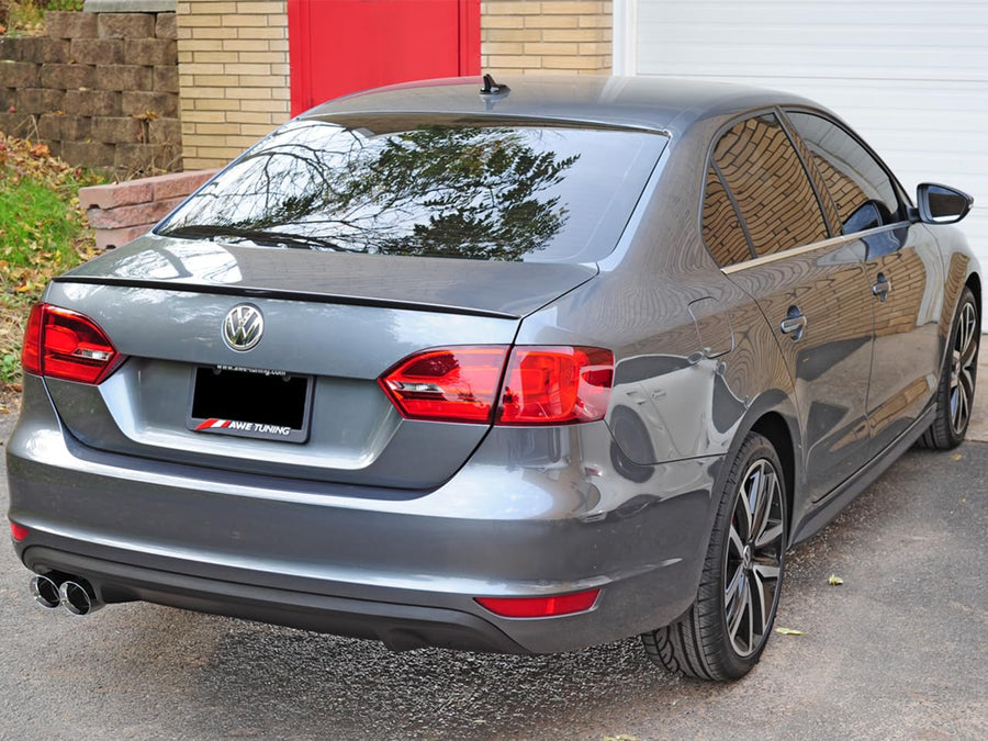 Mk6 Jetta 1.8T AWE Tuning Track Edition Exhaust - Mk6 GLI 2.0T - Polished Silver Tips - 3020-22026