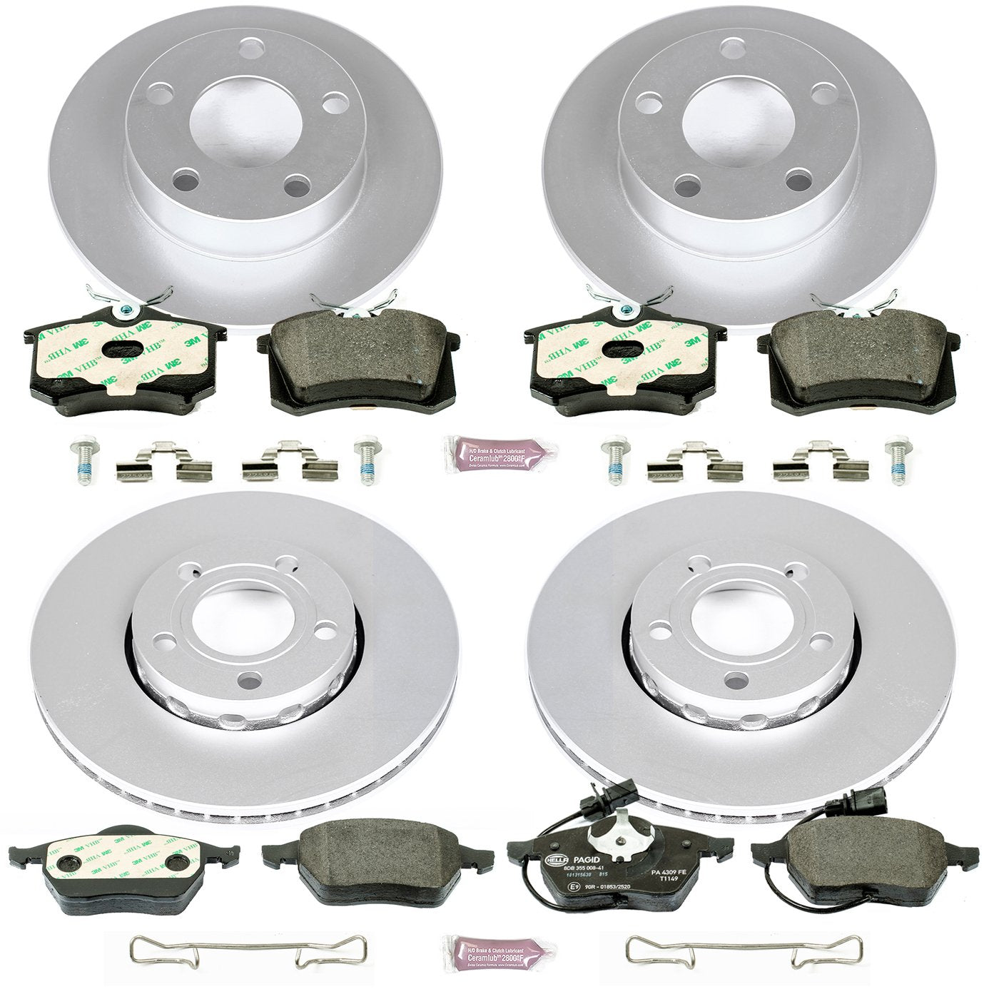 Euro-Stop Brake Kit Power Stop ESK2800 For Volkswagen Passat 1999-2005 [Model Specific]