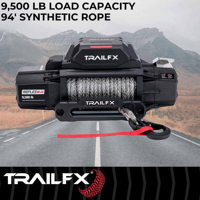 Reflex 2.0 Trailfx Winch 9.5k Synthetic