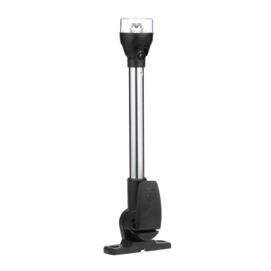 12-Inch attwood 5557-PV12A7 All-Round LED Fold Down Navigation Light Black Base