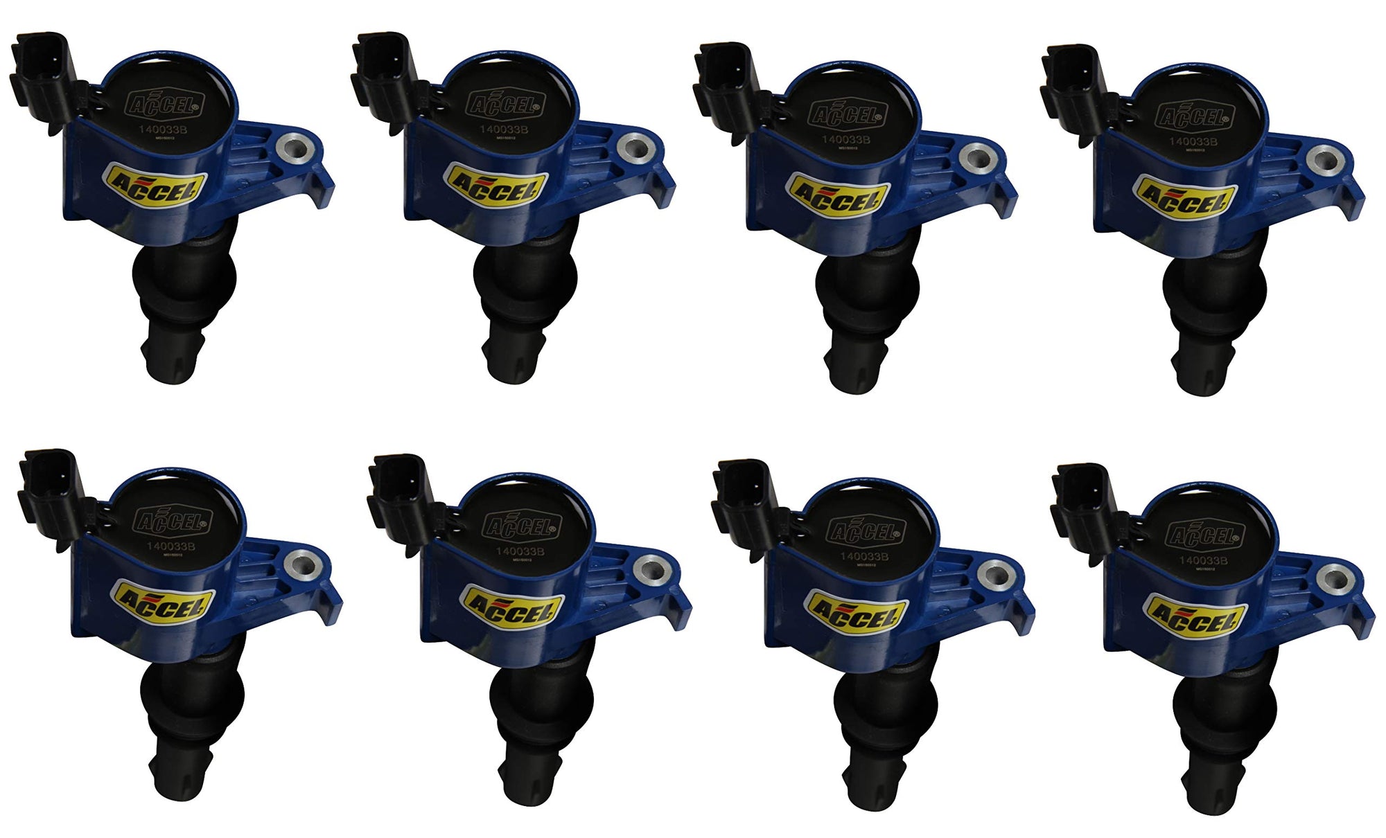 SuperCoil ACCEL 140033B-8 Ignition Coil - Blue - 8-Pack