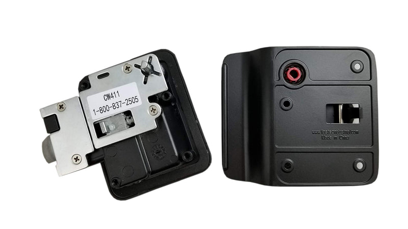 Black Travel Trailer Lock