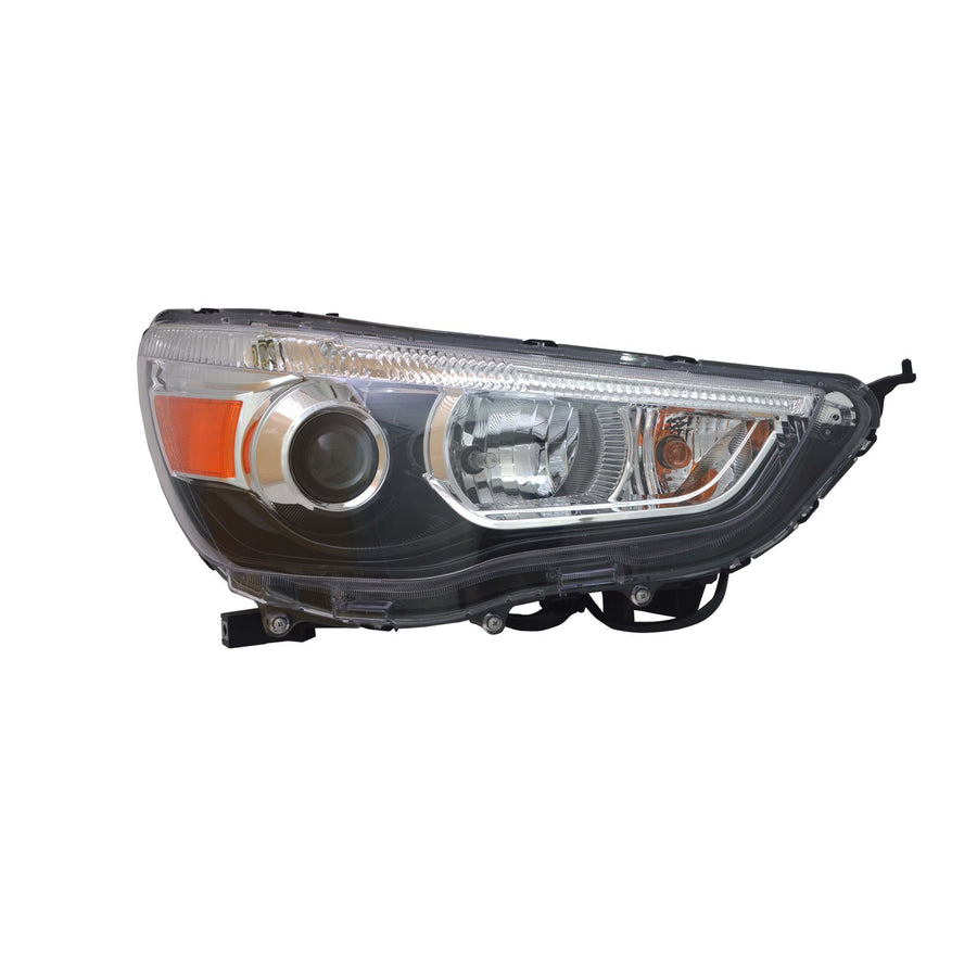 Right TYC Headlight Assembly Compatible with 2011-2019 Mitsubishi Outlander