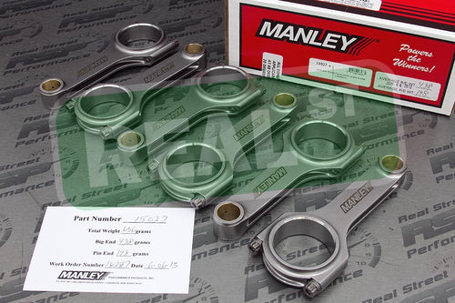 15027-6 Manley H-Beam Connecting Rod Set